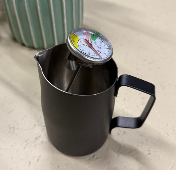 Stainless Steel Coffee Thermometer with Clip and Wand Cover